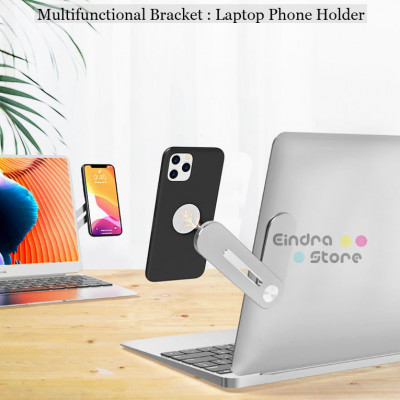 Multifunctional Bracket : Laptop Phone Holder